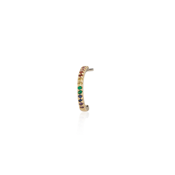 sarah chole SLDA SMALL RAINBOW HOOP SINGLE