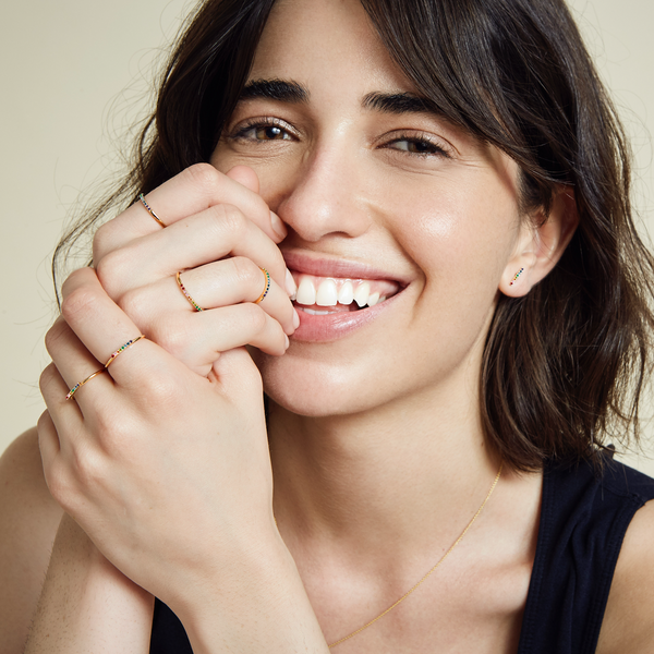 Sarah Chole SLDA STACKABLE RAINBOW BAR RING