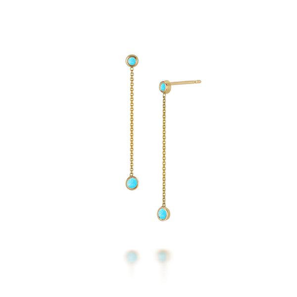 sarah chole SLDA TURQUOISE DROP EARRINGS