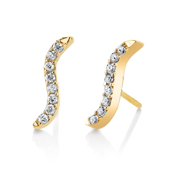 sarah chole WAVERLY DIAMOND STUD SINGLES