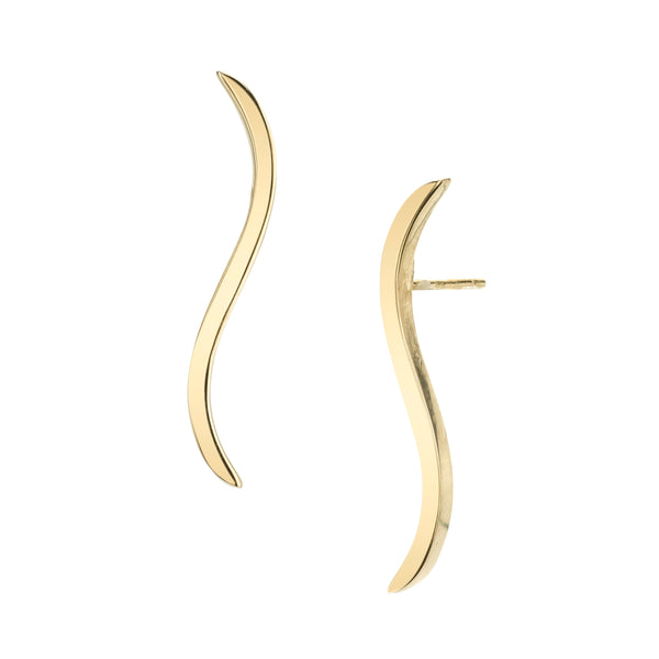 sarah chole WAVERLY LONG STUD EARRINGS