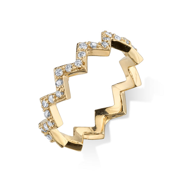 sarah chole ZIGZAG RING BAND