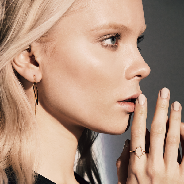 Sarah Chole SHARDS V.01 KARLA THREADED WIRE EARRINGS