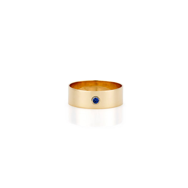 sarah chole SLDA BIRTHSTONE STACKABLE CIGAR RING BAND
