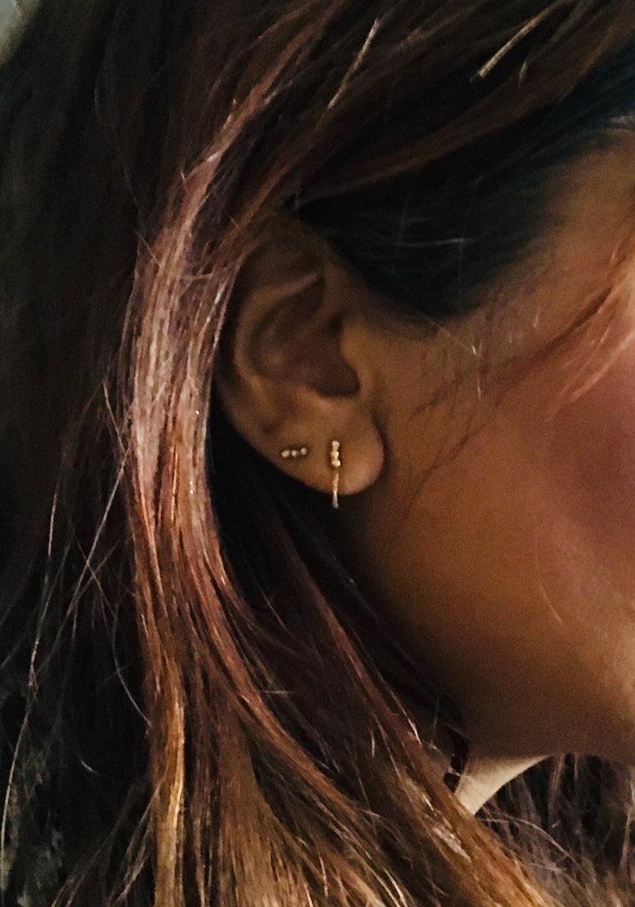 Saraswati Designs Diu Earrings - Rose Gold