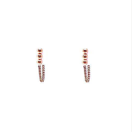 saraswati designs Diu Earrings - Rose Gold