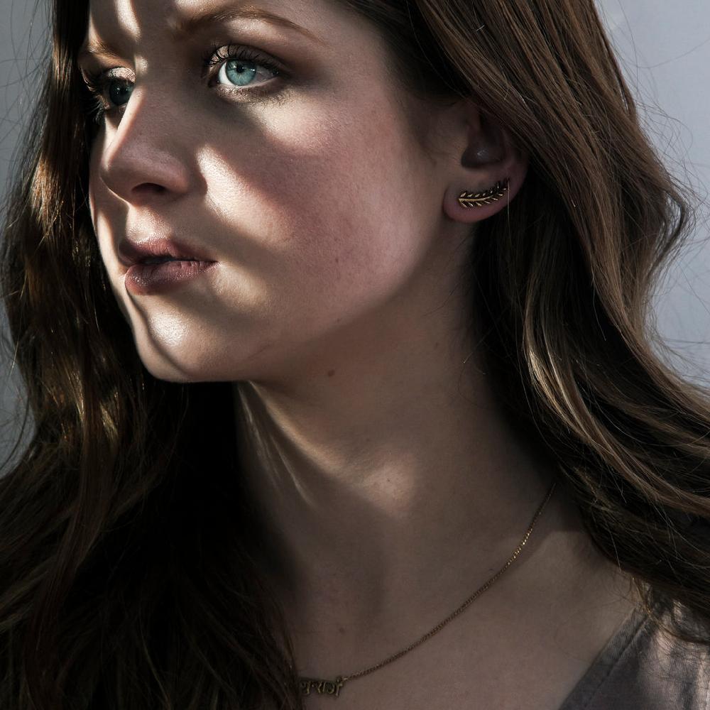 Saraswati Designs Eden Ear Climbers - Silver