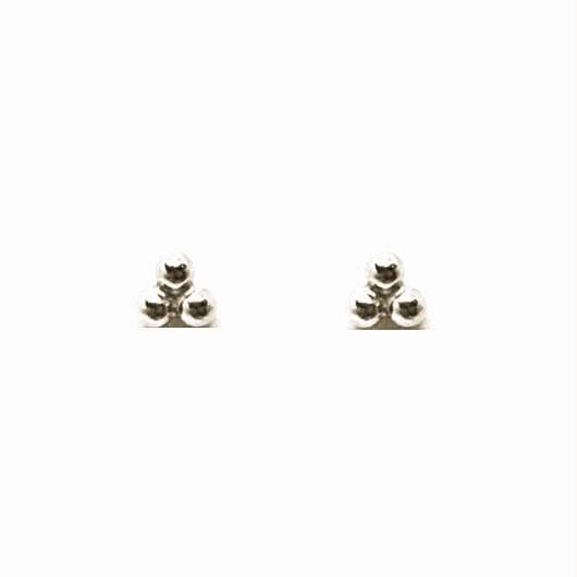 saraswati designs Kisa Studs - Silver