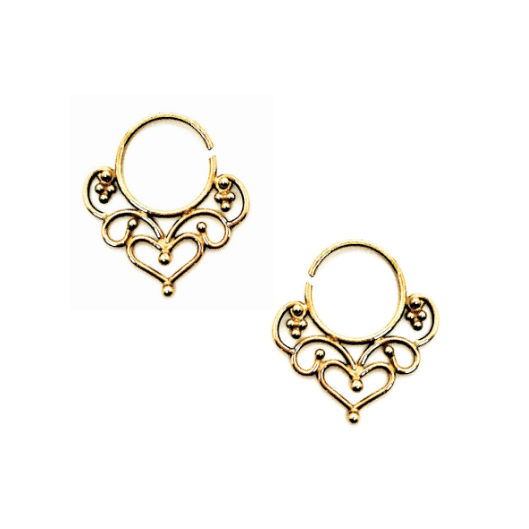 Saraswati Designs Lakshmi Earrings - Gold