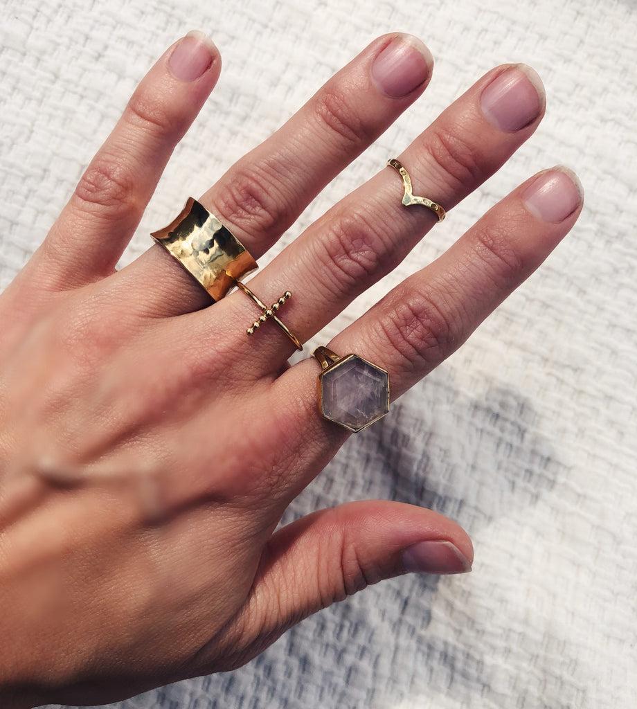 Saraswati Designs Omega Ring - Gold