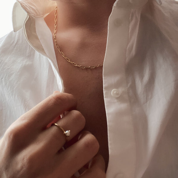 saraswati designs Paperclip Chain - Gold