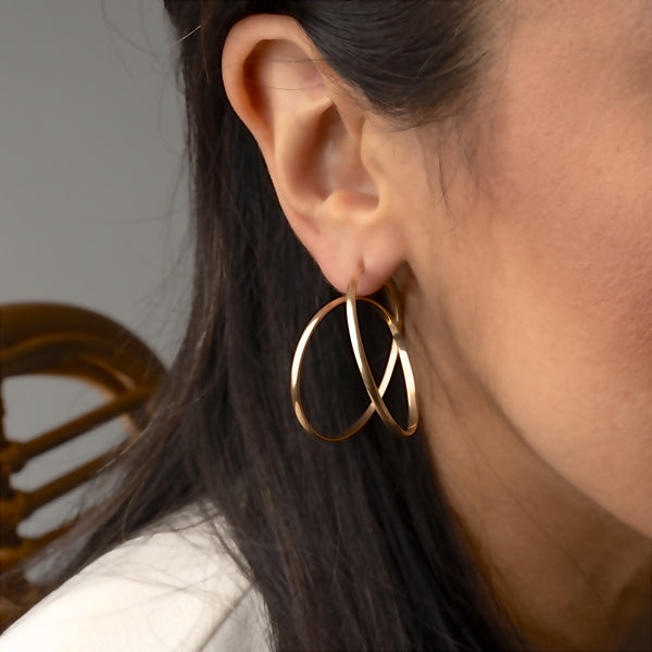 saraswati designs Rollercoaster Earrings - Gold