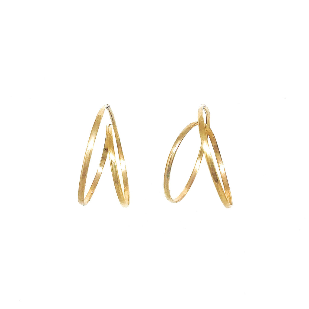 Saraswati Designs Rollercoaster Earrings - Gold