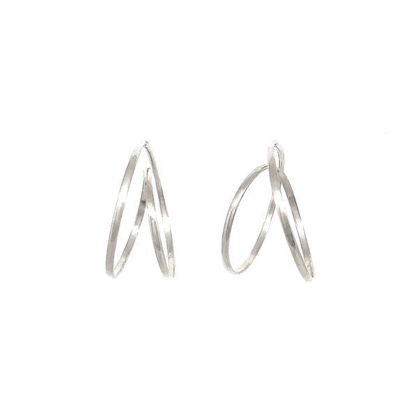 saraswati designs Rollercoaster Earrings - Silver