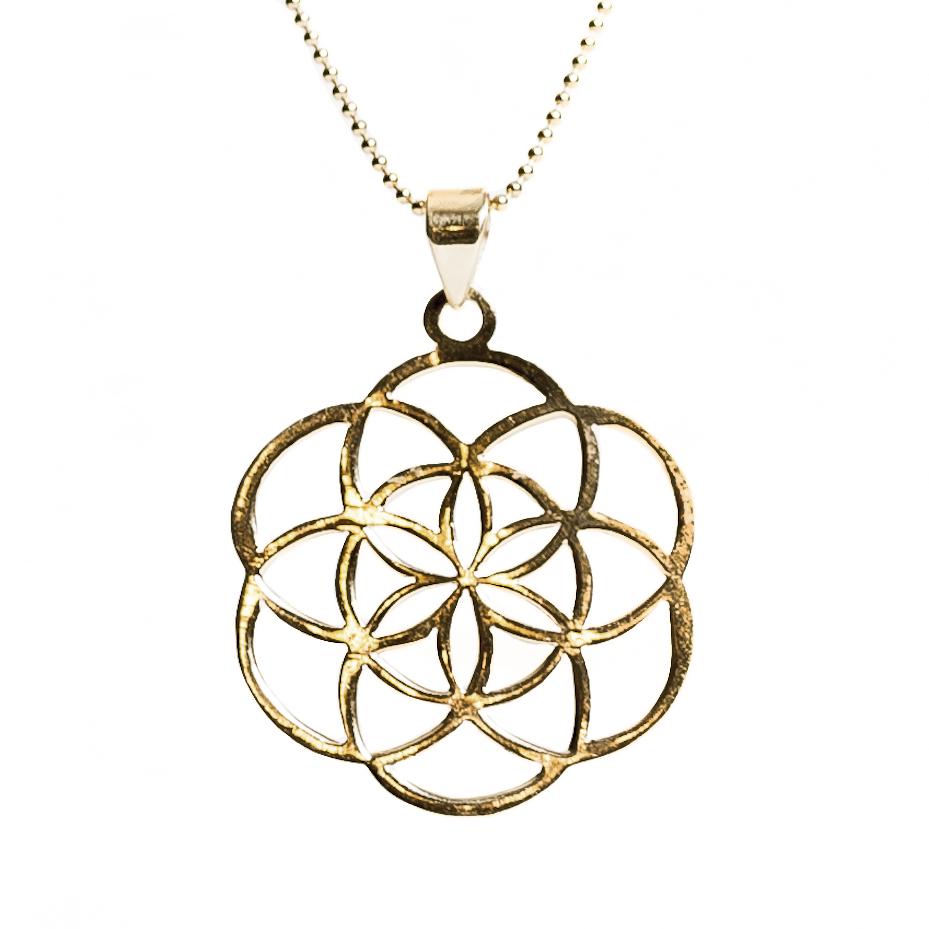 saraswati designs Seed of Life Necklace - Gold