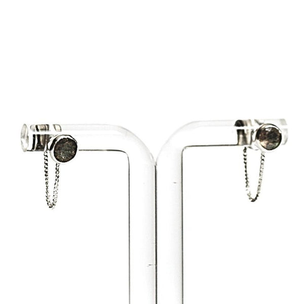 saraswati designs Una Earrings - Labradorite & Silver