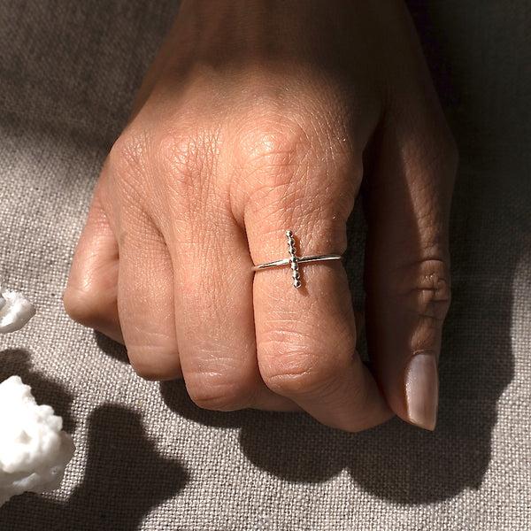 saraswati designs Vira Ring - Silver