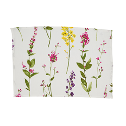 saro lifestyle 1015 Watercolor Floral Stems Placemat