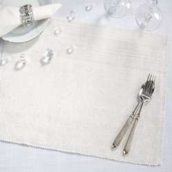 Saro Lifestyle 119 Shimmering Design Ribbed Placemat