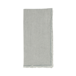 saro lifestyle 13009 Fringed Design Stone Washed Napkin