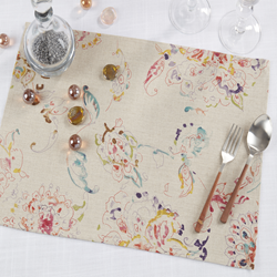 Saro Lifestyle 13010 Printed Floral Design Placemat