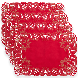 Saro Lifestyle 412 Embroidered Cupid Design Placemat