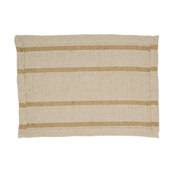 Saro Lifestyle 5835 Woven Stripe 13X19 Placemat And 20 Napkin - Set Of 8