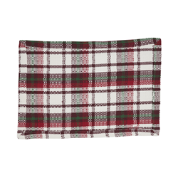 Saro Lifestyle 6834 Plaid 13X19 Placemat And 20 Napkin - Set Of 8