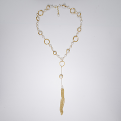 saro lifestyle J220N Natural Freshwater Pearl Necklace