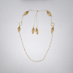 saro lifestyle J228N Natural Freshwater Pearl Necklace