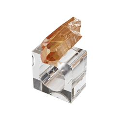 saro lifestyle NR155 Unicorn Quartz Napkin Ring - Set Of 4