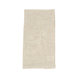 saro lifestyle 001 Swirl Embroidered Napkin