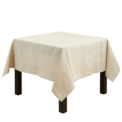 Saro Lifestyle 001 Swirl Embroidered Tablecloth