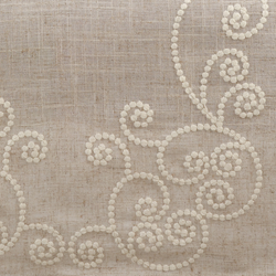 Saro Lifestyle 001 Swirl Embroidered Tablecloth