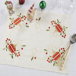 Saro Lifestyle 007 Embroidered Ornament Placemat
