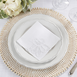 Saro Lifestyle 0356 Battenberg Napkins