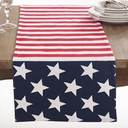 Saro Lifestyle 0704 American Flag Design Runner