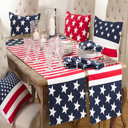 Saro Lifestyle 0704 American Flag Design Runner