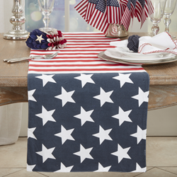 Saro Lifestyle 0704 American Flag Design Runner
