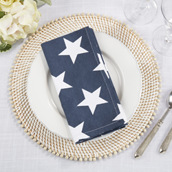 Saro Lifestyle 0704 Star Design Napkin