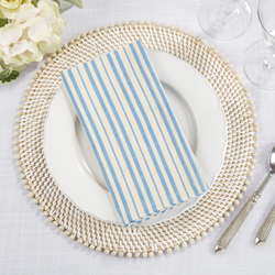 Saro Lifestyle 0807 Striped Design Napkin