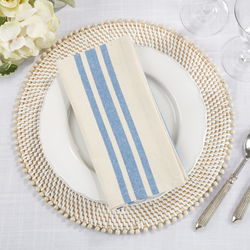 Saro Lifestyle 0808 Striped Design Napkin