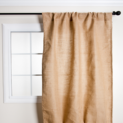 Saro Lifestyle 0811 Burlap Curtain