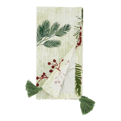 Saro Lifestyle 101 Pineneedle And Red Berry Napkin