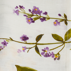 Saro Lifestyle 1015 Watercolor Floral Stems Napkin