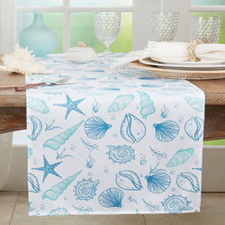 Saro Lifestyle 1022 Sea Shells Runner