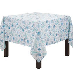 Saro Lifestyle 1022 Sea Shells Tablecloth
