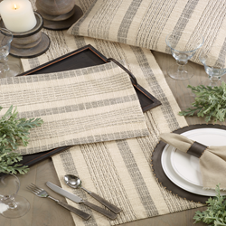 Saro Lifestyle 1024 Striped Woven Runner