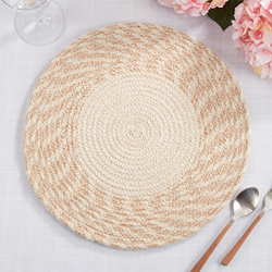 Saro Lifestyle 1027 Hand Braided Placemat
