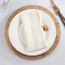 Saro Lifestyle 103 Striped Dobby Napkin
